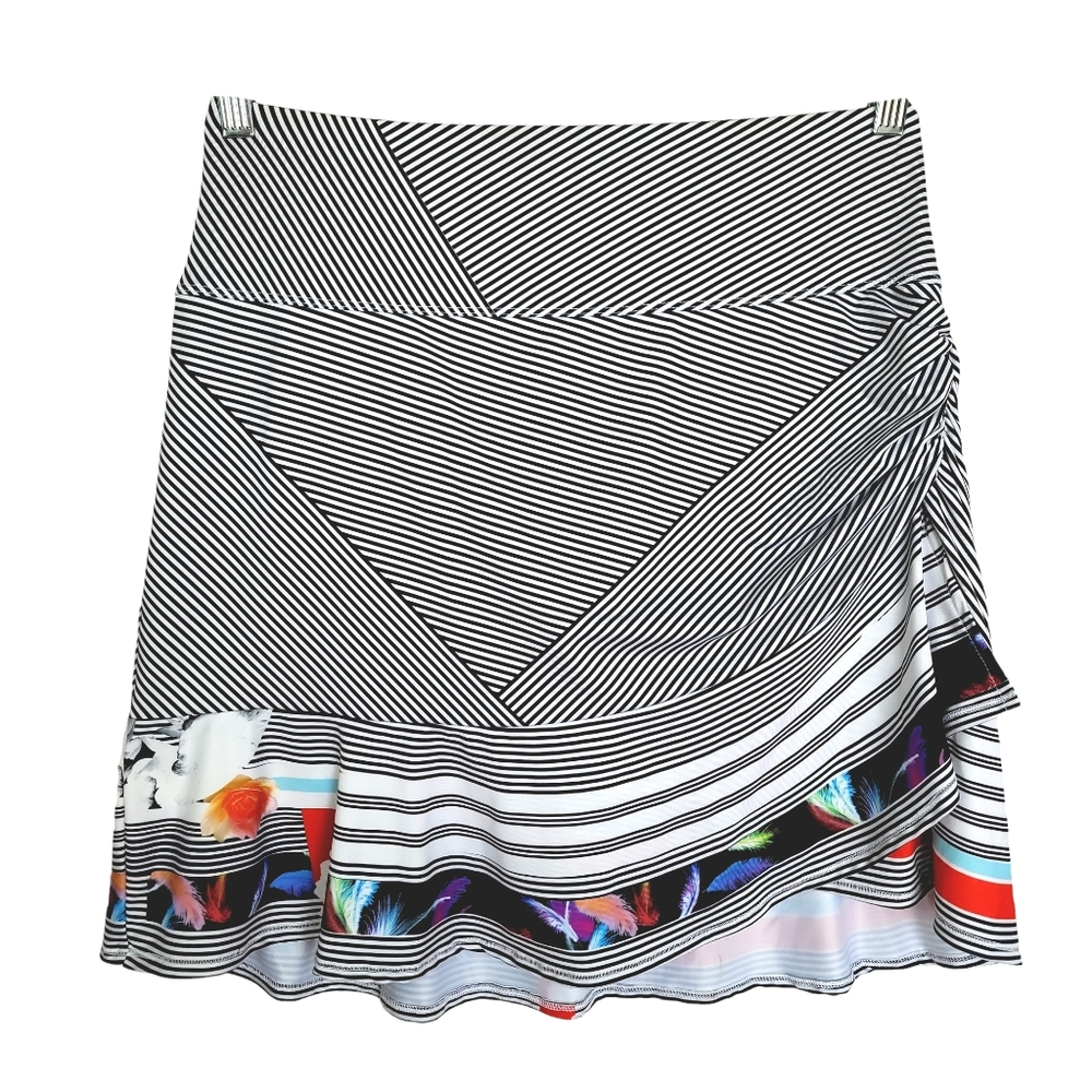 Lucky in Love | Women' Bloomy Dimensions 14 Inch LONG In Bloom Skirt - Size M